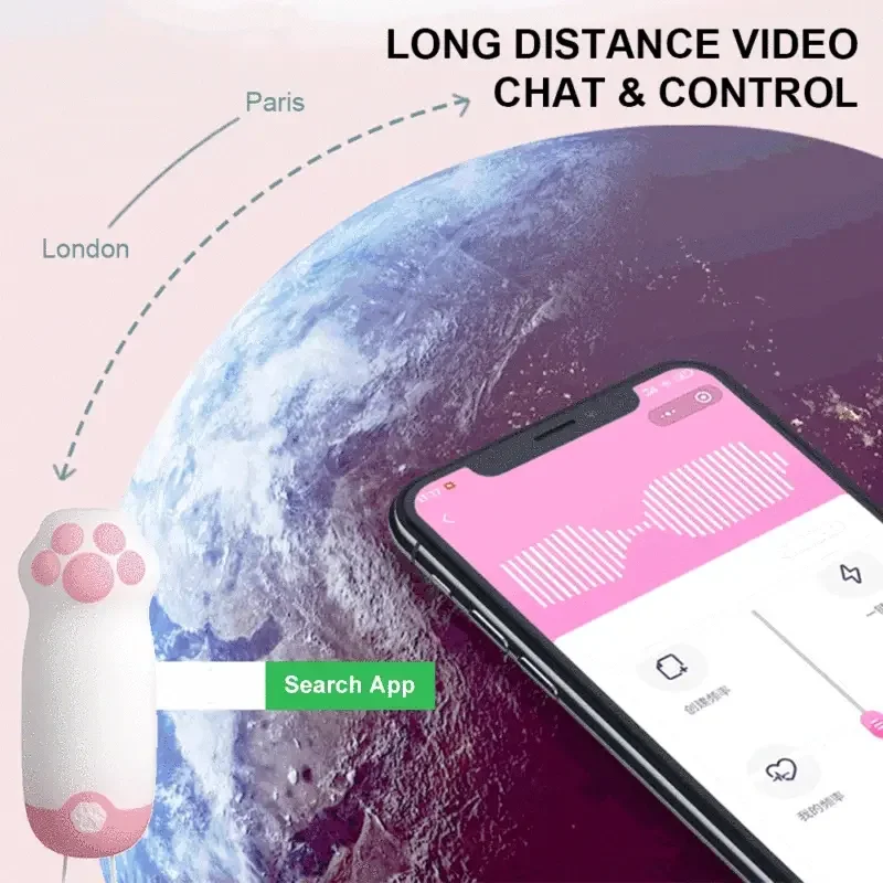 الكبار 18 القط مخلب APP الجنس لعب للنساء G-بقعة مدلك الفم المهبل البظر محفز الإناث الاستمناء الهزاز #2