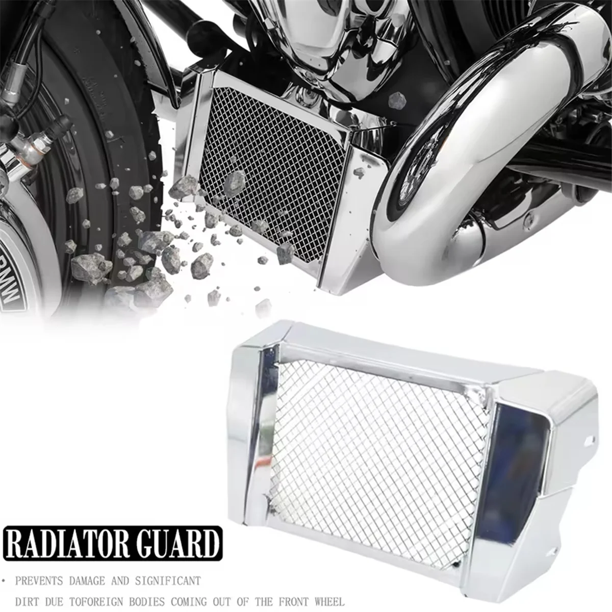 

Motorcycle Accessory Radiator Guard Grille Guard Cover Protector for BMW R18 Classic / B / Transcontinental 2021 2022