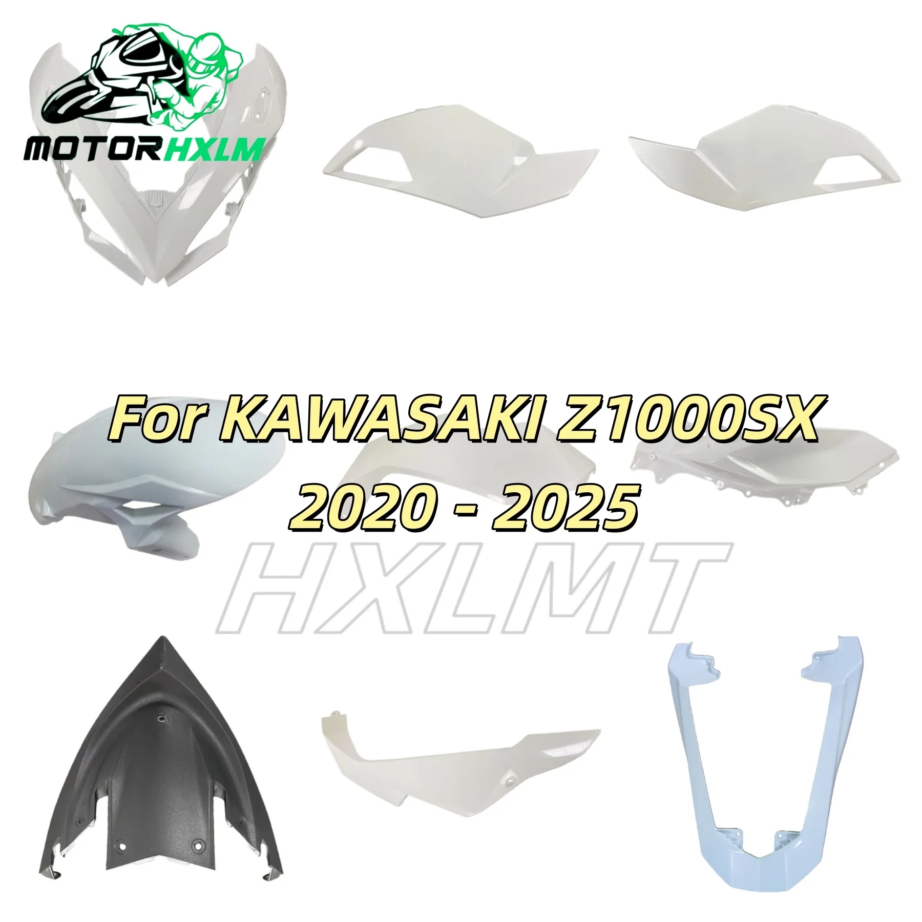 Unpainted Raw ABS Fairing For Ninja1000 Z1000SX 2020-2025 Motorcycle Modification Body Cover Fairings Body Parts Accessories