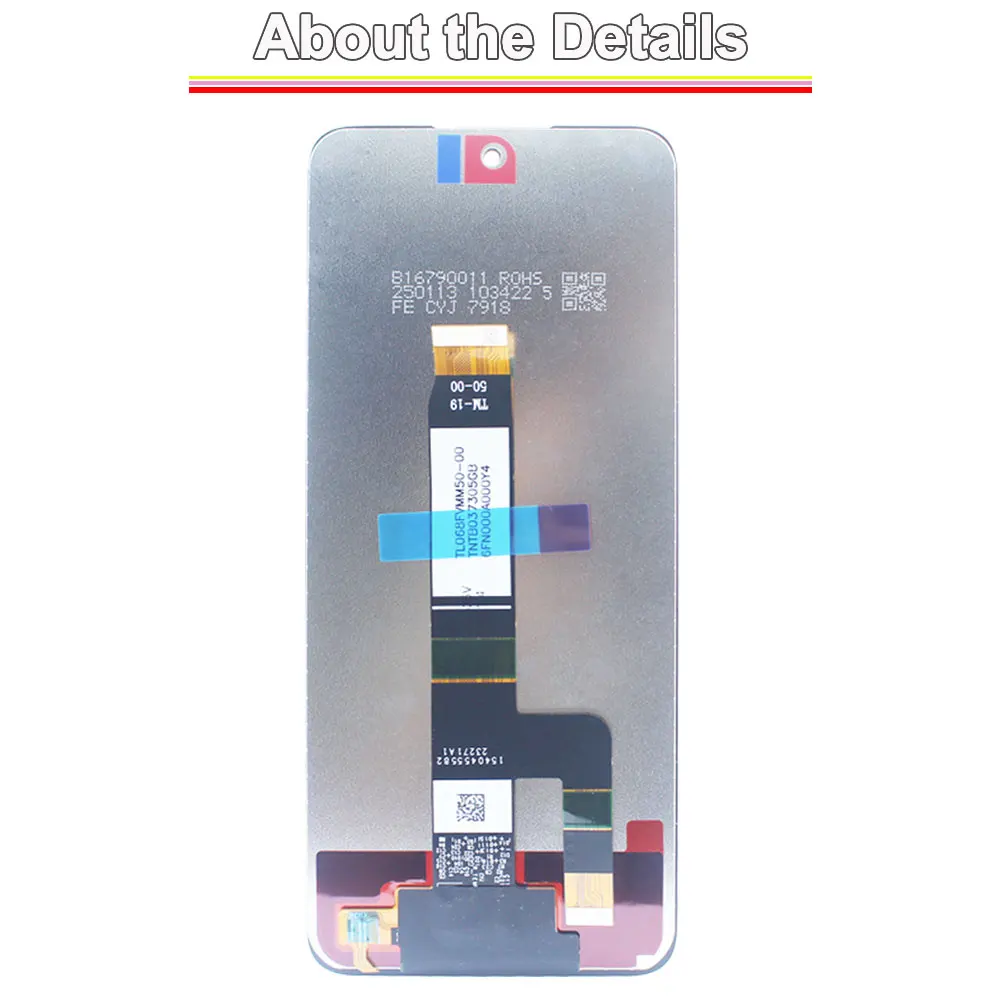 100% Tested LCD for Redmi 12 5G LCD Display Touch Screen Digitizer Replacement for Redmi 12 5G Phone 2AFZZRN8DY 23076RN8DY LCD image 3