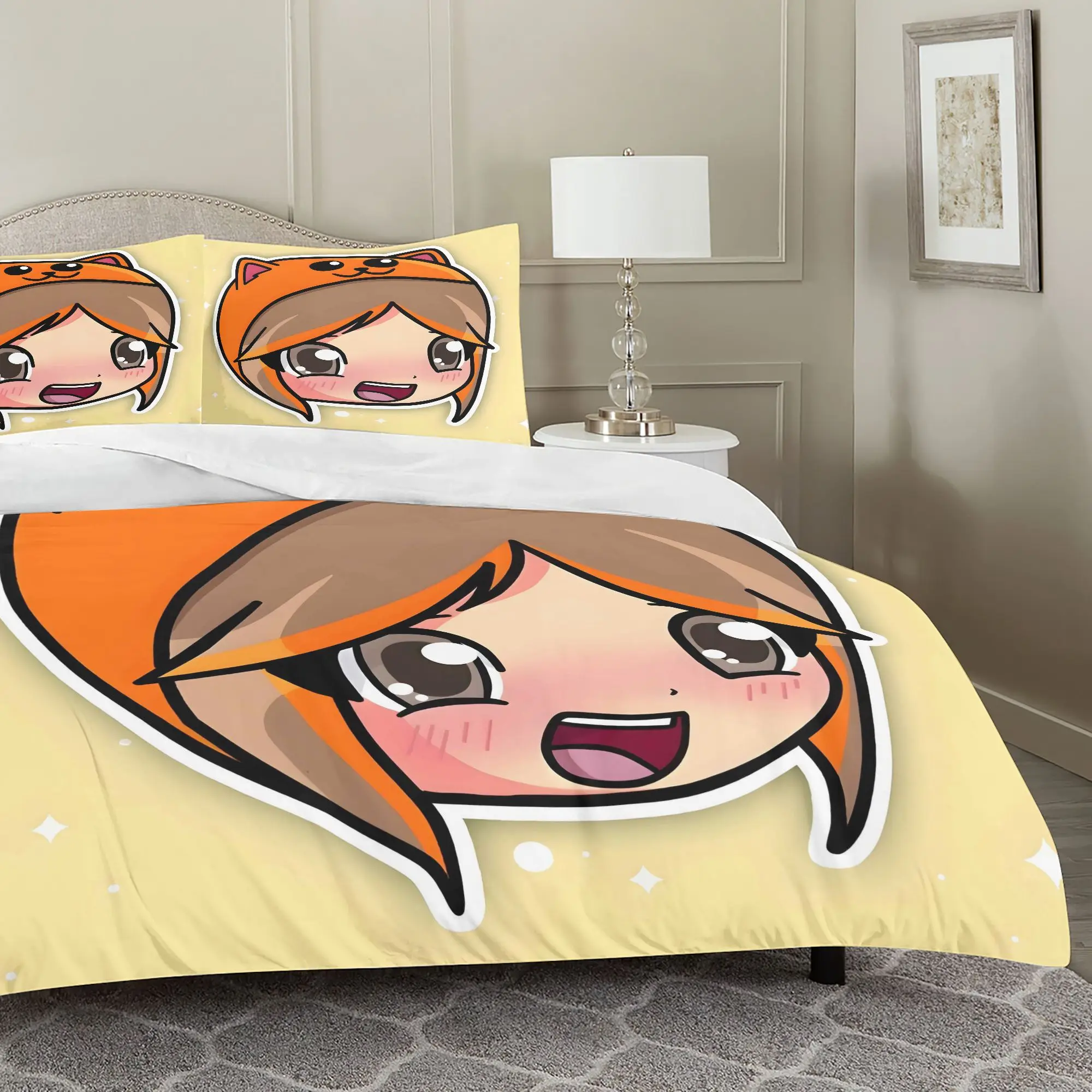 Customize The Lyna Vallejos Everyday 3pcs Bedding Is Perfect for Compact Rooms, Spacious Beds, Or Communal Areas, Featuring Unde