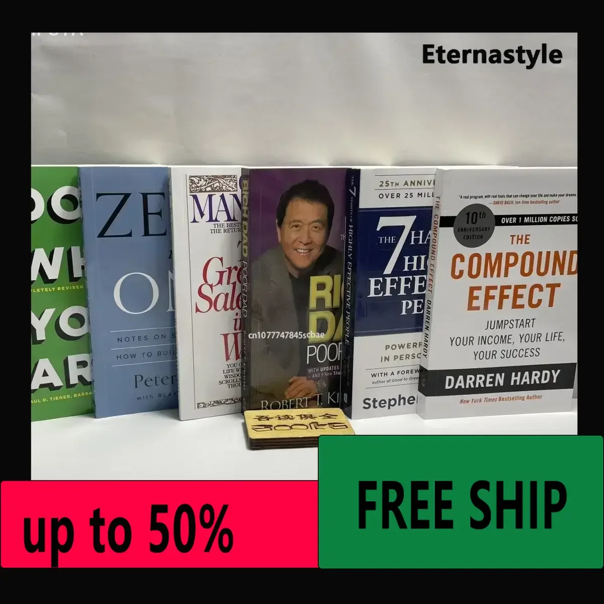 Hot 12 books Seven Habits of Highly Effective People Compound interest effect from 0 to 1 DIFUYA