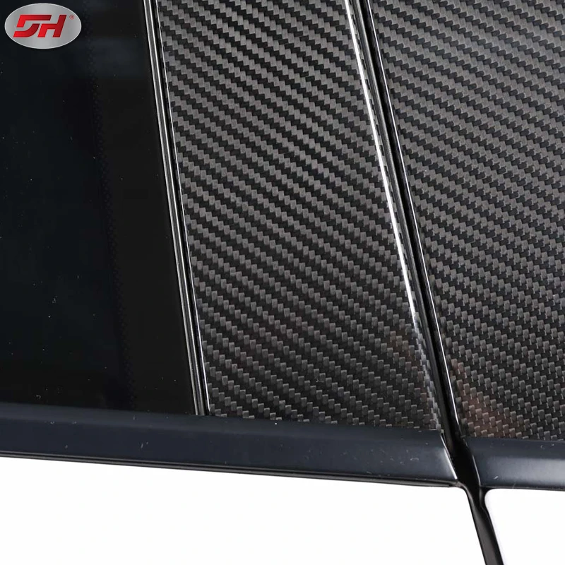High Quality Excellet Fitment for for Panamera 970 2011-2016 Years Carbon Fiber Middle Pillar Trim Window Decoration