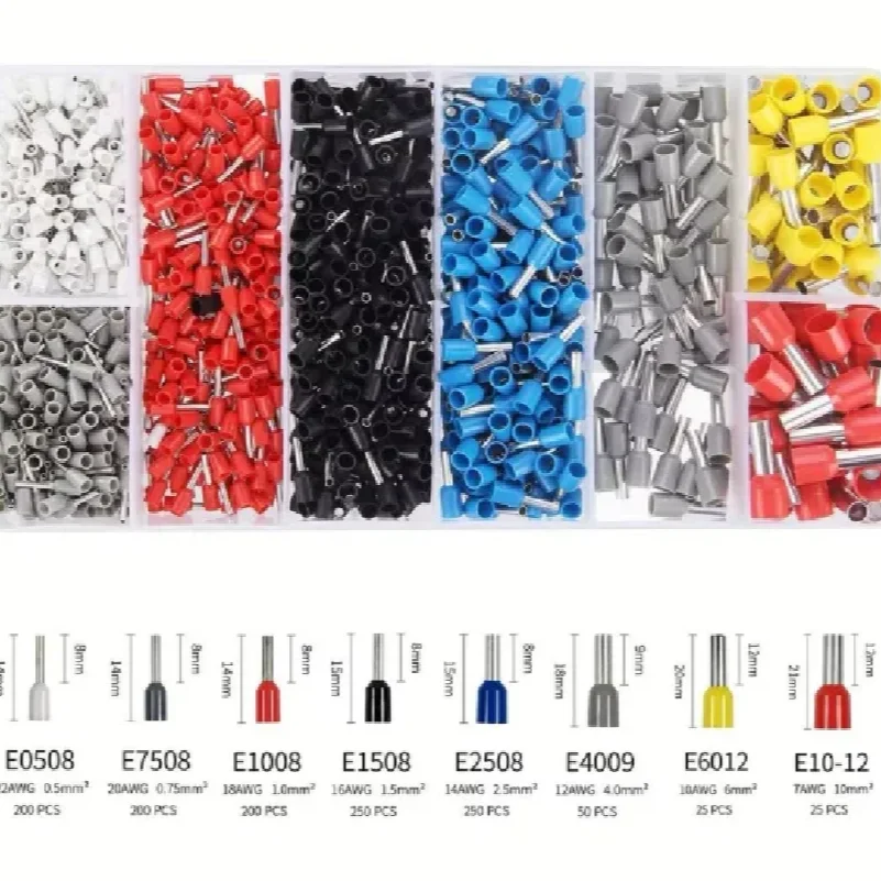 

Crimping Ppliers Kits 0,25 Up to 10mm ² Adjustable Safety Crimper With and Without 1200 Terminals Eyelets-Neverdie Store