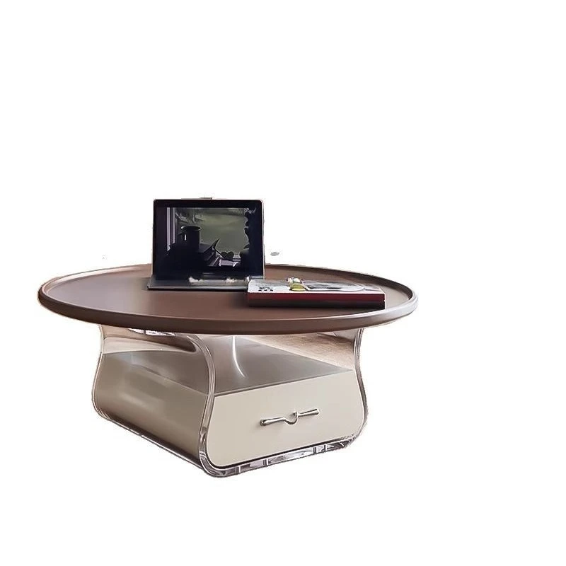 

Small apartment acrylic round modern household living room simple combination