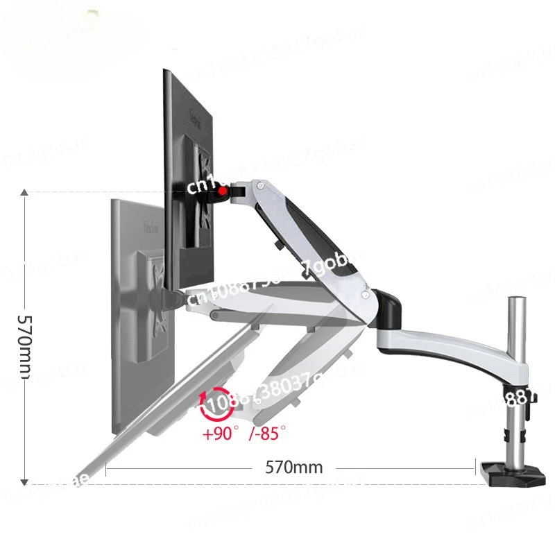 Bracket Arm Standing Office Free Hover Desktop Lifting Raising Bracket
