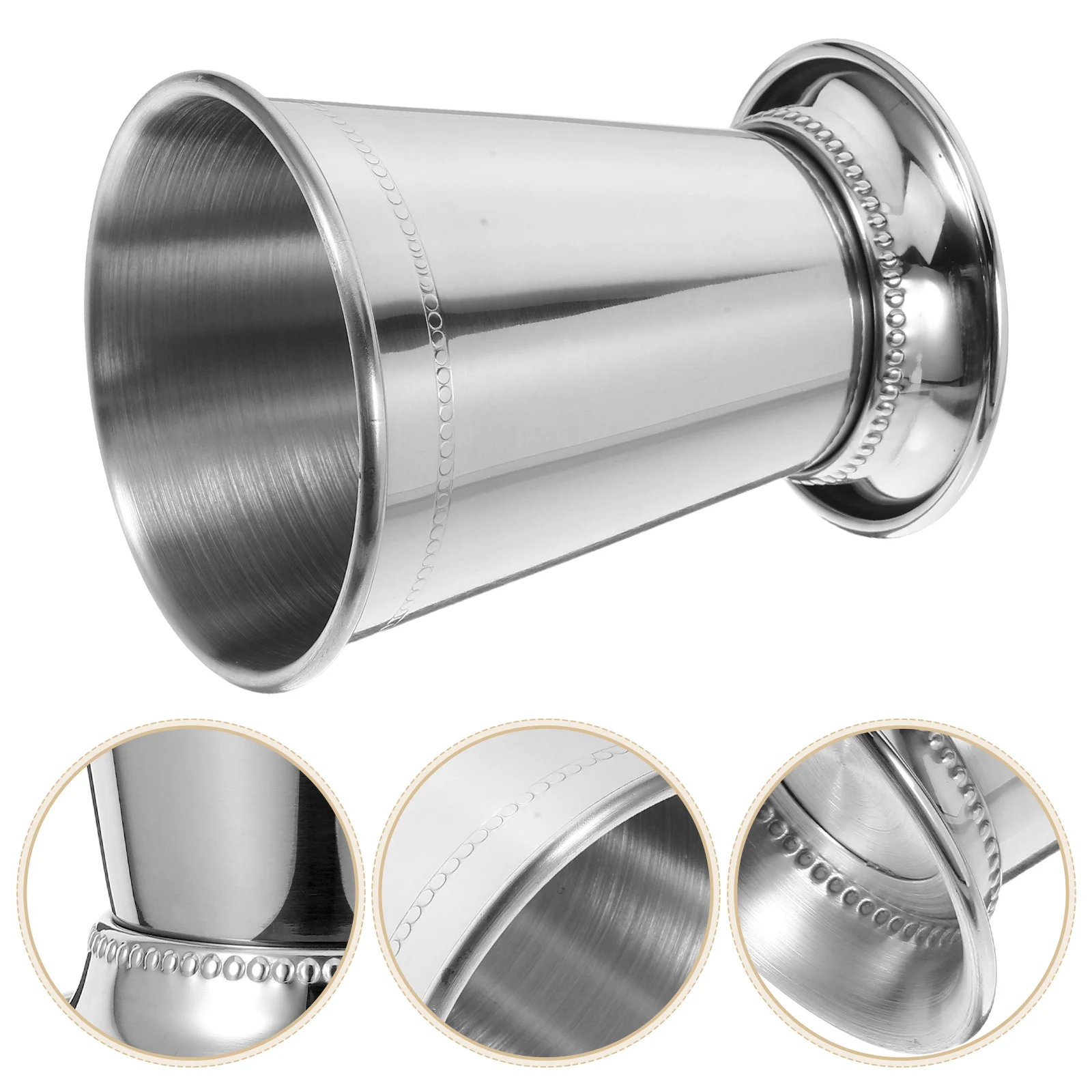 

Cocktail Glass Vintage Stirring Cup Silver Bitter Creative Barware Mint Cups Cold Drinks Elegant Design Strong Material