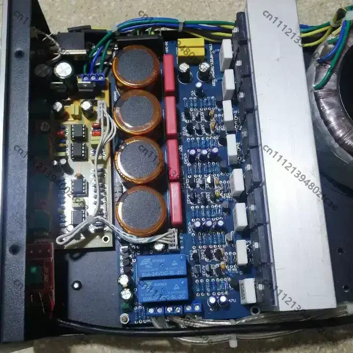 2.1 Three Channel Finished Amplifier 2*100W+300W Discrete Matched Transistors HiFi Home Bass Stereo Audio Equipment
