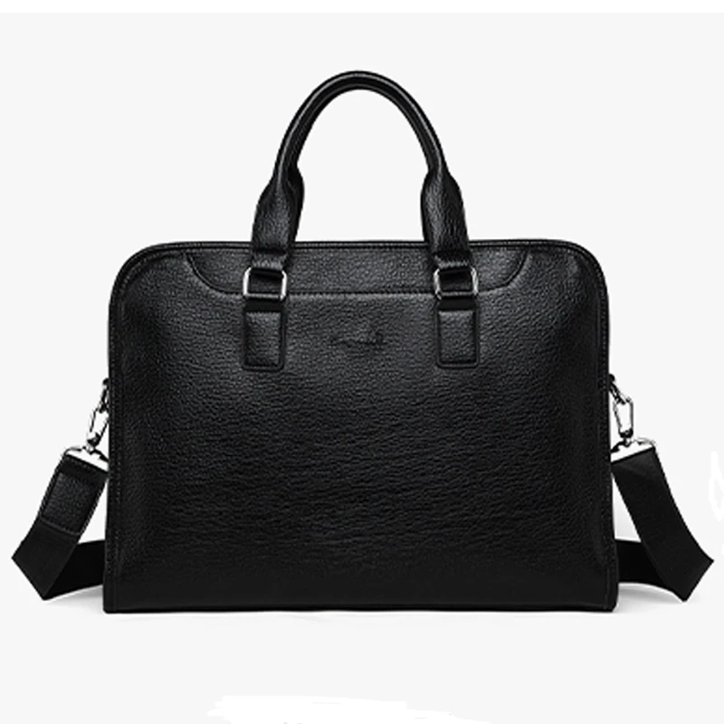 جديد الرجال حقيبة مكتب الأعمال حقيبة يد الرجال بولي Leather الجلود 15.6 بوصة حقيبة لابتوب حقائب كتف متنقلة sreкаoración noitebuка
