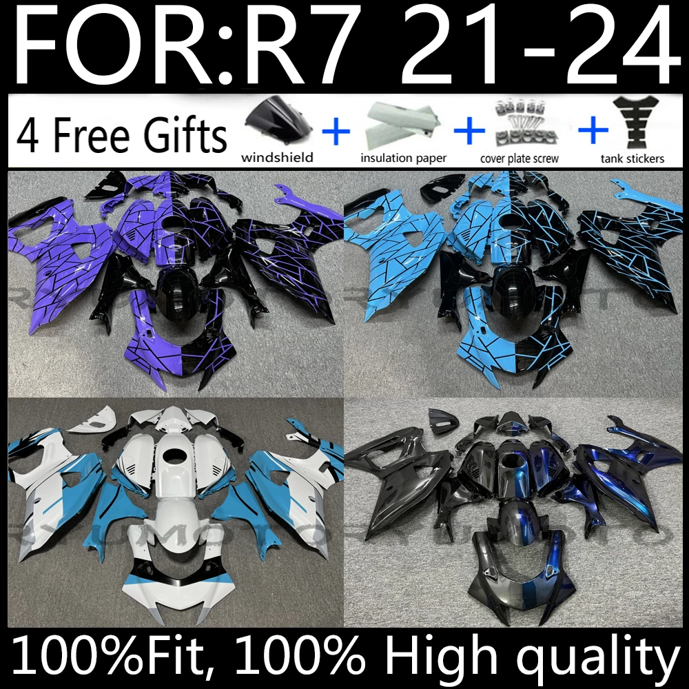 

ABS Motorcycle Fairing Kit for Yamaha,Bodywork Kit,zf R7, 2021 2022, 2023, 2024, YFZ-R7, 21 22, 23, 24 HZMT