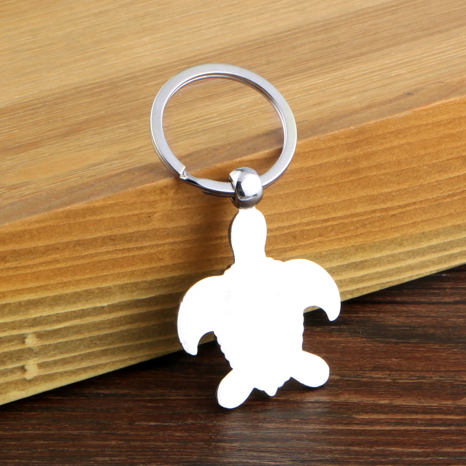 Fashion Tortoise Key Chain personality Animal Pendant Car Key Holder simulation Sea turtle Keychain Bag Charm Accessories K1736