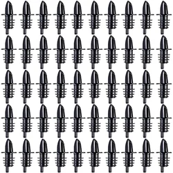 100 Packs Liquor Bottle Pourers Flow Pourers Plastic Spouts Black Bottle Pourers for Bars Clubs Pubs Restaurants Coffee Shops