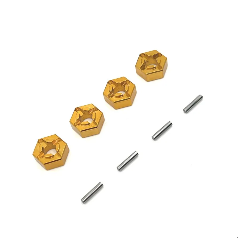 Junta Hexagonal de 12mm para SCY MJX RC 1/14 1/16, piezas de coche RC, actualización de Metal