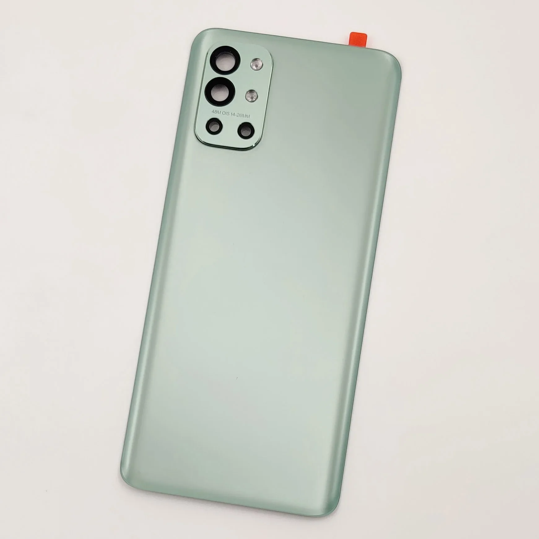 A+++ Gorilla Glass Battery Cover For OnePlus 9R Hard Back Lid Door Rear Housing Panel Case Shell With Camera Lens Glue Adhesive