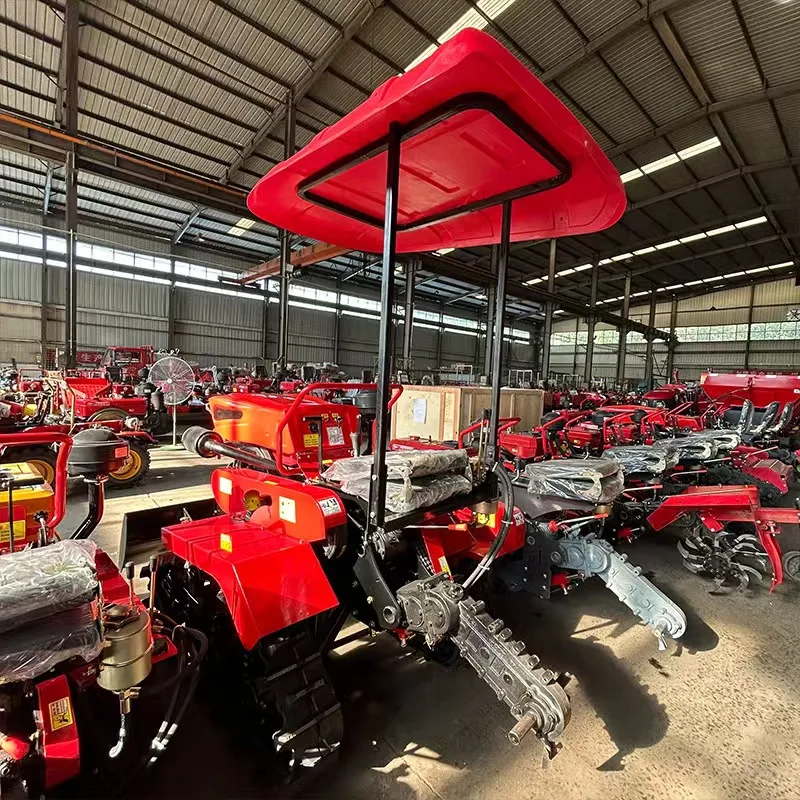 Mini tracteur sur équipement agricole de jardin avec fourniture d'usine de machines à motoculteur rotatif