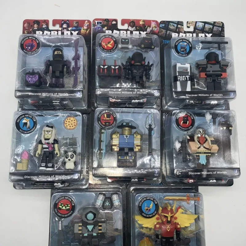Figura Original de Roblox, juguete, juego Virtual, artículo, código de intercambio, 8 estilos, ladrillos de dibujos animados, juguetes para niños, regalo