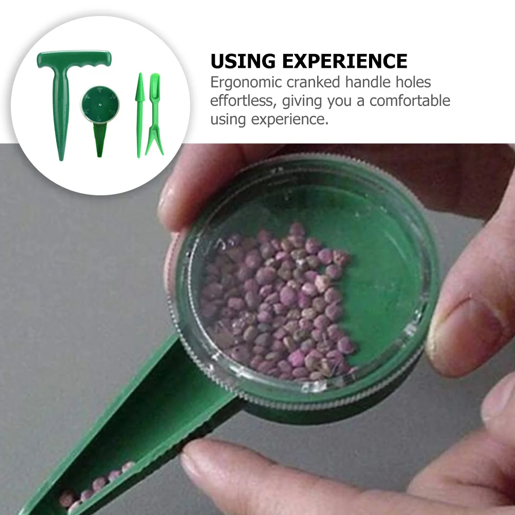 

8Pcs Seed Planter Dispenser Plastic Gardening Seeder Tool Adjustable Flow for Home Succulent Planting Seed Planter Tool