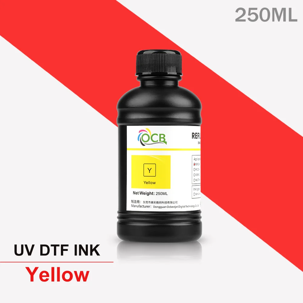 UV DTF Ink 250ml/Bottle UV DTF Film A B Crystal Sticker UV Varnish For DX4 DX5 DX6 XP600 TX800 L800 L805 R1390 R1400 UV Printer