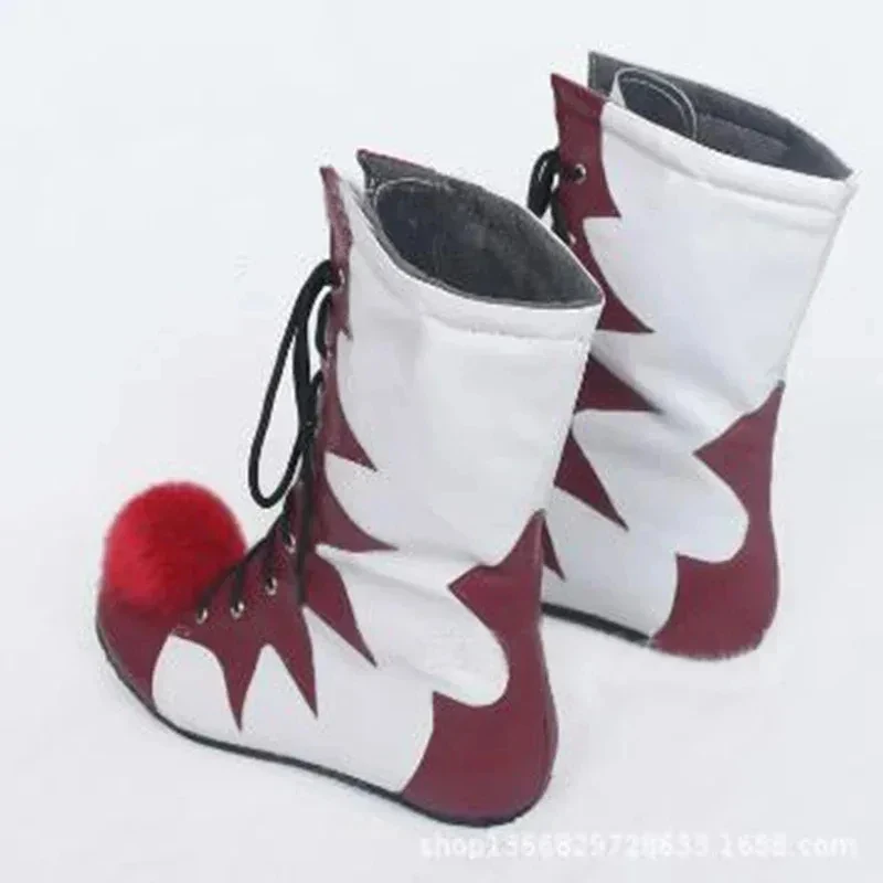 ★ Disfraz de Halloween, Cosplay de Pennywise de It de Stephen King, Zapatos, Máscara, Botas de Payaso Terrorífico para Hombre, Personalizado, Chris ♥ Todos los rincones del país