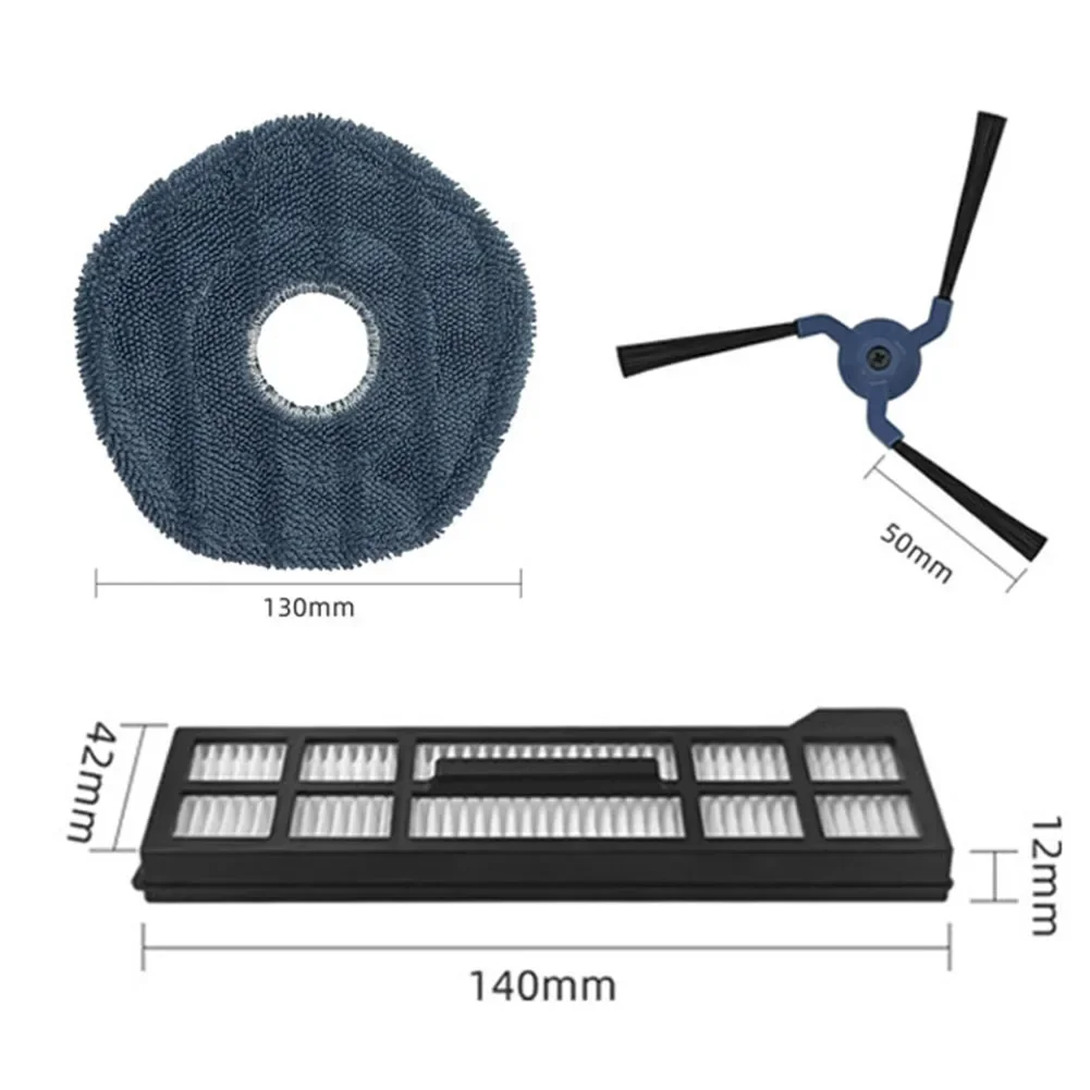 Kit de accesorios para aspiradora Eufy X10 Pro, cepillo lateral principal, filtro Hepa, mopa, almohadillas de tela, piezas de repuesto