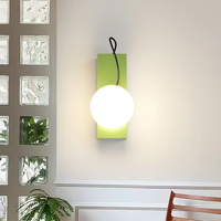 Danish design wall lamp Cream Style Ball Bubble Magnetic Suction minimalist lamp Bedroom Bedside Lamp Designer children room dec