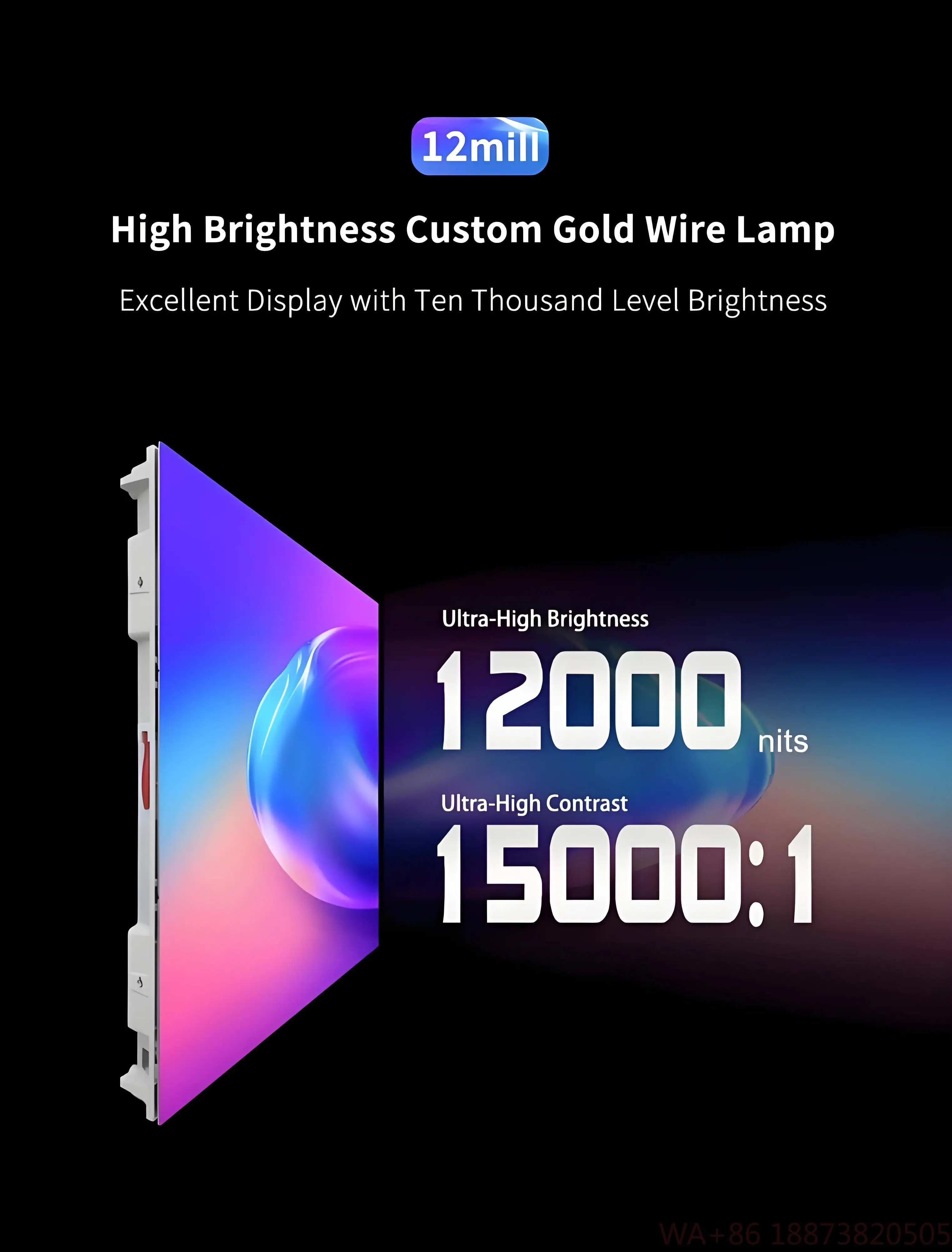 LED Display Outdoor Waterproof P5 P6 P8 P10 Front Maintenance Naked Eye 3D Light Emitting Di for Public Building Area