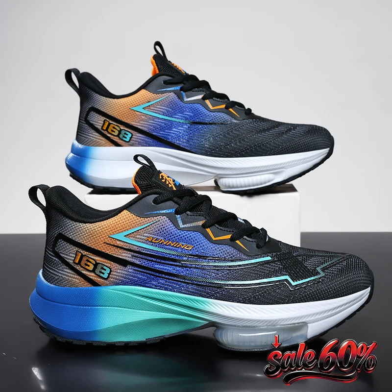 

Mens Running Shoes 2026 New High-quality Jogging Shoes Cushioning Rebound Soft Sole Carbon Board Marathon Training Teenis Shoes