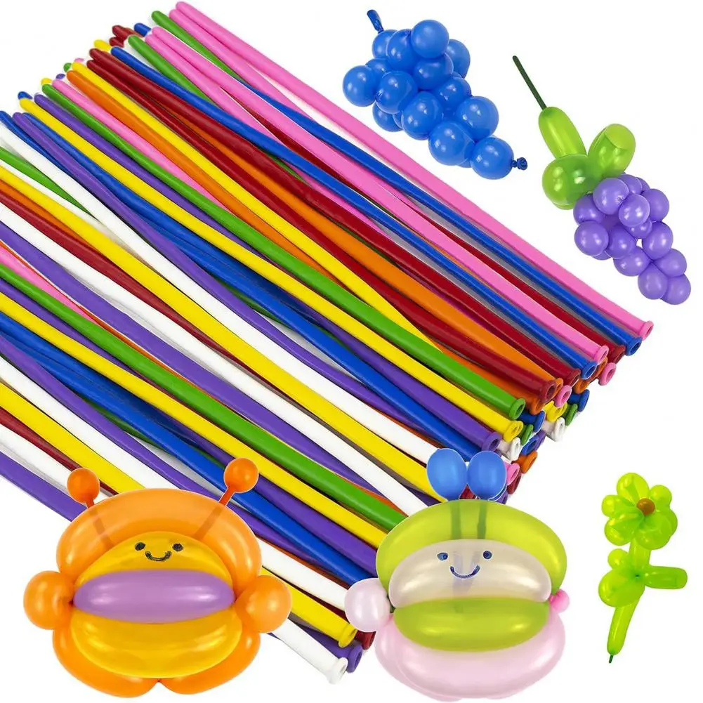 

Animal Modeling Balloons Twistable Balloons Party Supplies for Birthday Wedding 100pcs Long Balloons for Diy Animal for Kid's