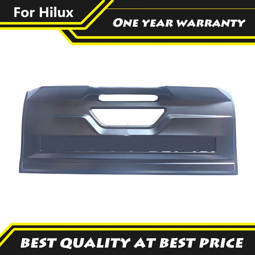 2015-2021 ABS Car Tailgate Trim Panel Cover Rear Door Plate Guard For Hilux Revo 2015-2021 Exterior Car Accessories