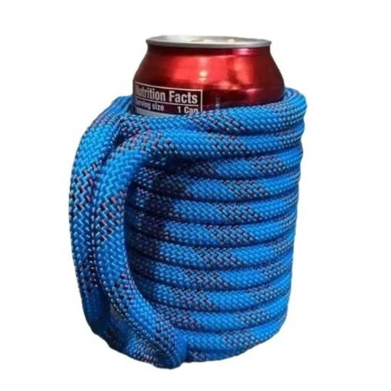 

Recycled Rock Climbing Rope Can Cozy Climbing Rope Braided Cup Cover