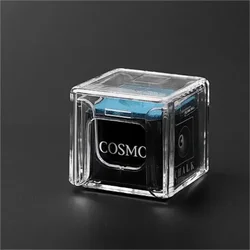 1PC Billiards Chocolate Powder Box Square Box Acrylic Anti-Fouling And Moisture-Proof Single/Two Grain Transparent Chocolate Box