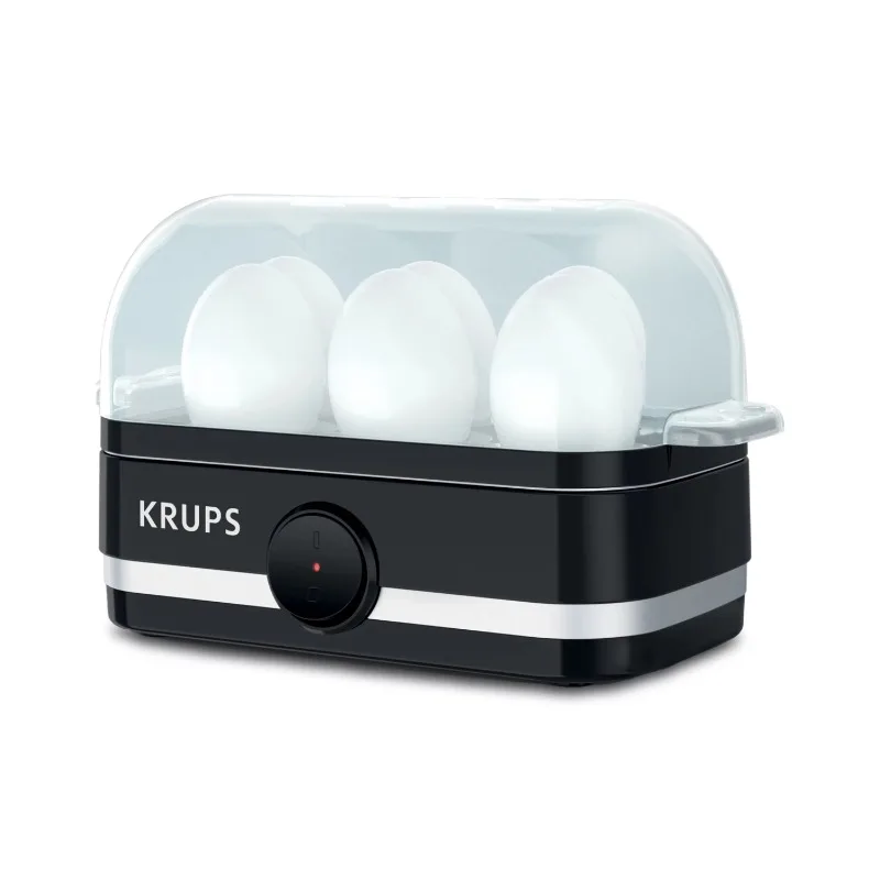 Simply Electric Egg Cooker with Accessories, 6 Egg Capacity, Black, KW221850, New