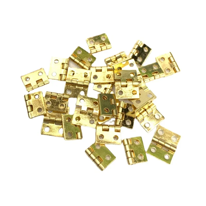 

200 шт./лот 8x10x мм мини-медная петля золото серебро шкатулка для драгоценностей маленькие аксессуары «сделай сам» с ногтями материалы для искусства и рукоделия поставки