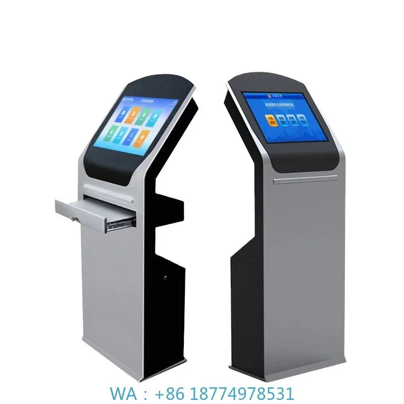 Floor-Standing Touchscreen Inquiry Workstation All-in-One Terminal Display Signal Industrial Self-Service Terminal Machine