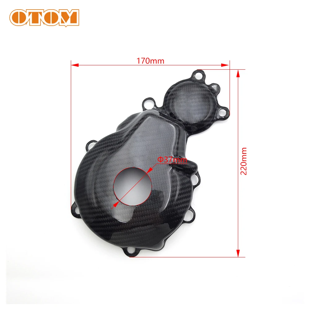 OTOM Motorcycle Ignition Cover-CI50 Magnetic Motor Guard Stator Protector For HUSQVARNA FE 250 FE350 FE350S Off-road Dirt Bikes