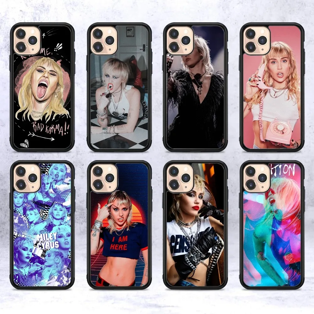 Miley Cyrus Phone Case Silicone PC+TPU For Samsung S10 20 30 22 23 24 Plus Lite Ultra Cover