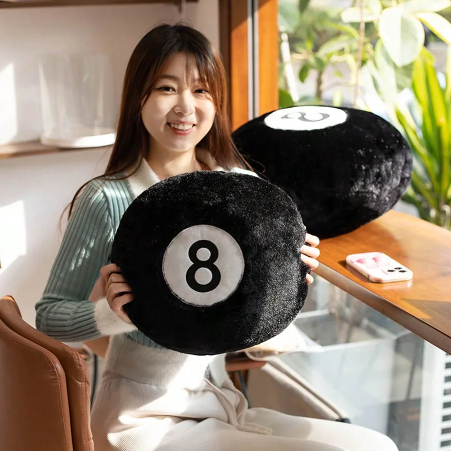 

ZctmYBH+ Черная подушка для бильярда с 8 шарами, подушки для украшения дома