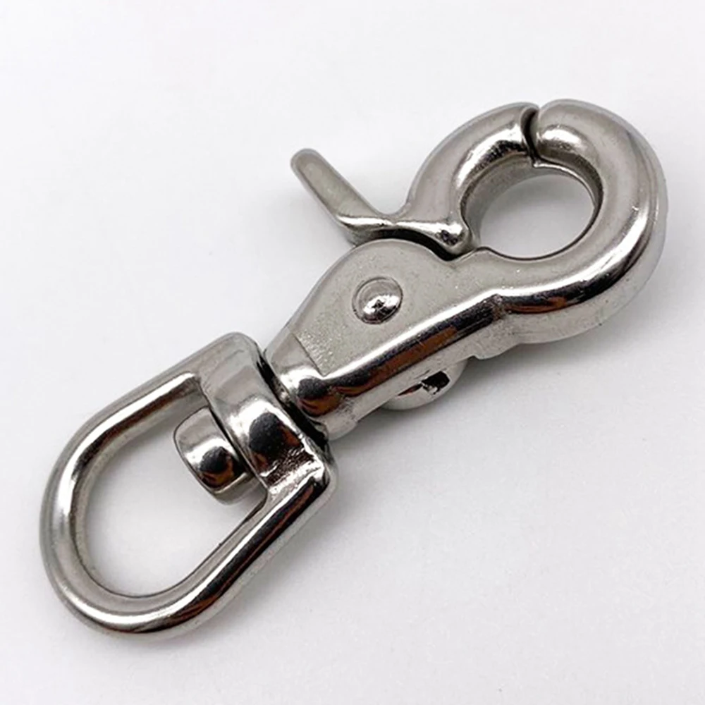 Borsa in tessuto Trigger Girevole Aragosta Catenacci Clip Moschettoni Tessuto Paracord Cordino Fibbie, 66X13mm 304