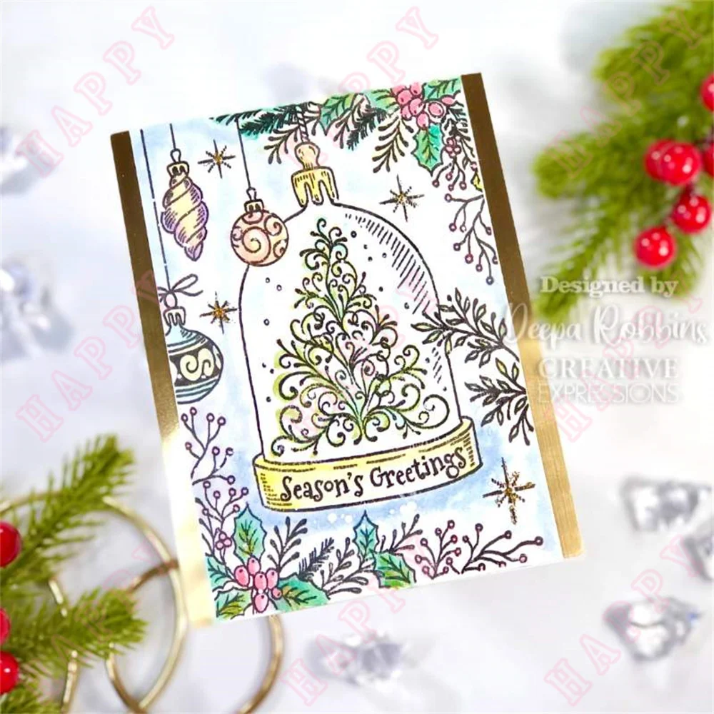 Christmas Buddies Jingle All The Way Snowy Wishes Stamps Diy Craft Make Greet Card Scrapbooking Diary Decoration Embossing Mould