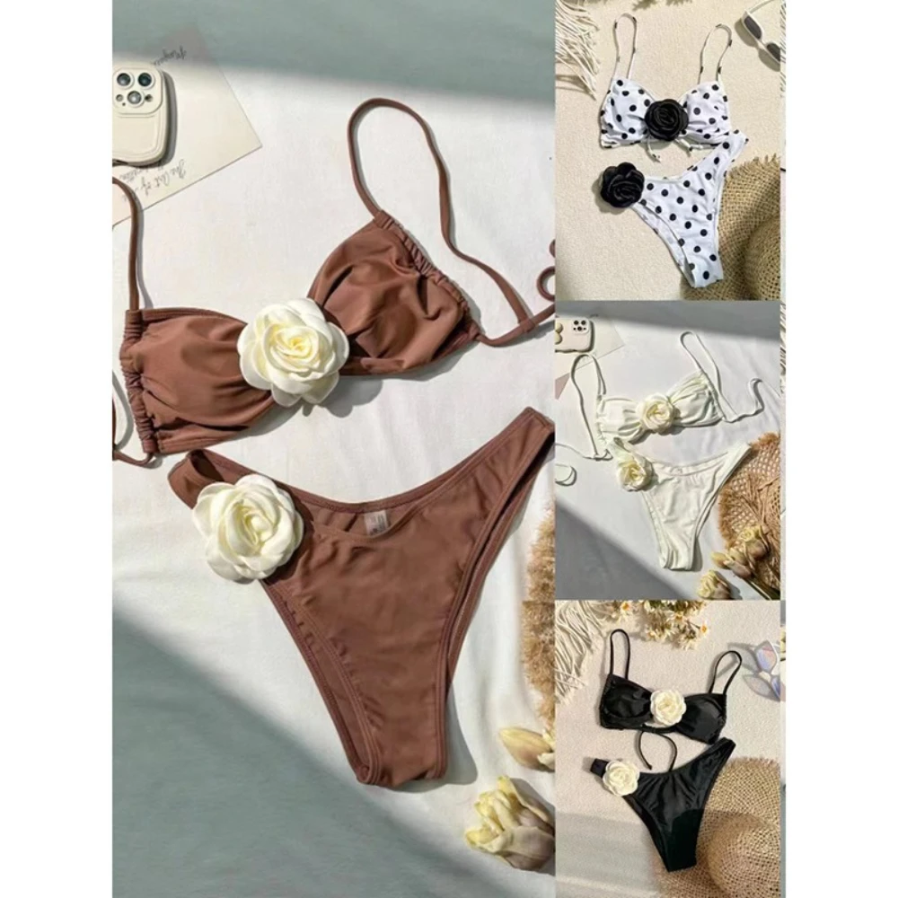 

2026 New Sexy Bikinis Swimsuits Women Swimwear Push Up Female Beach Swimming Wear Bathing Suits Brazilian Bikini Set Pool Bather