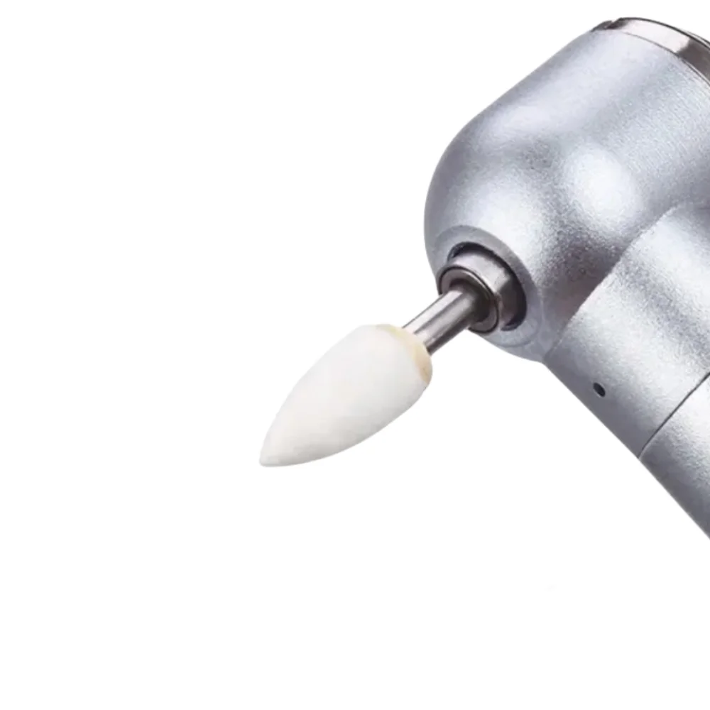 Dental White Stone Polishing FG Burs Cone/Flame/Round Shape Abrasion Bur Fit For High Speed Handpiece 1.6mm Dentistry Material