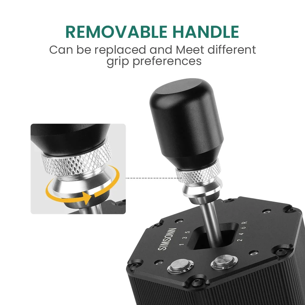SIMSONN Merek PC USB Simulator Shifter Permainan Roda Kemudi Gear Shifter Grosir Joystick & Game Controllers