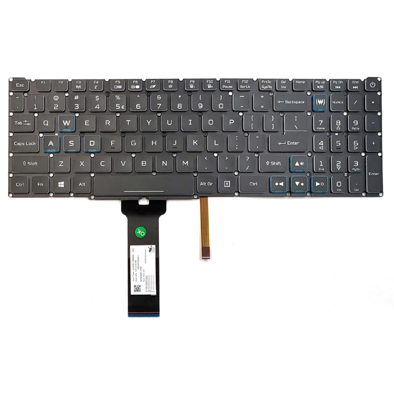 New For Acer Predator Helios 300 PH315-52 PH315-52-73DU PH315-52-75R0 PH317-53 Laptop Keyboard US Full Colorful Backlit