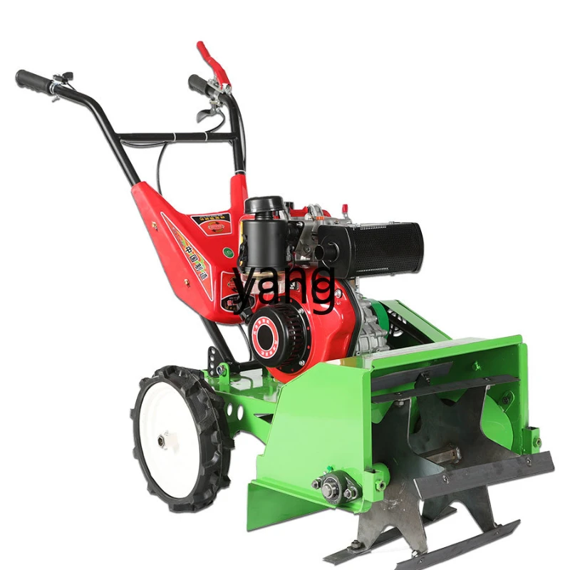 Yhl Small Household Multi-Functional Diesel Mini-Tiller Weeding and Furrowing All-in-One Machine Orchard Corn Field