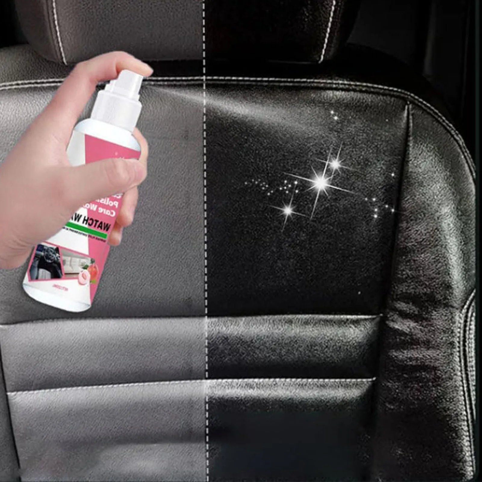 Interior Car Spray Cleaner Protective Film Conditioner Refinishing Spray Suitable for Polishing Upholstery