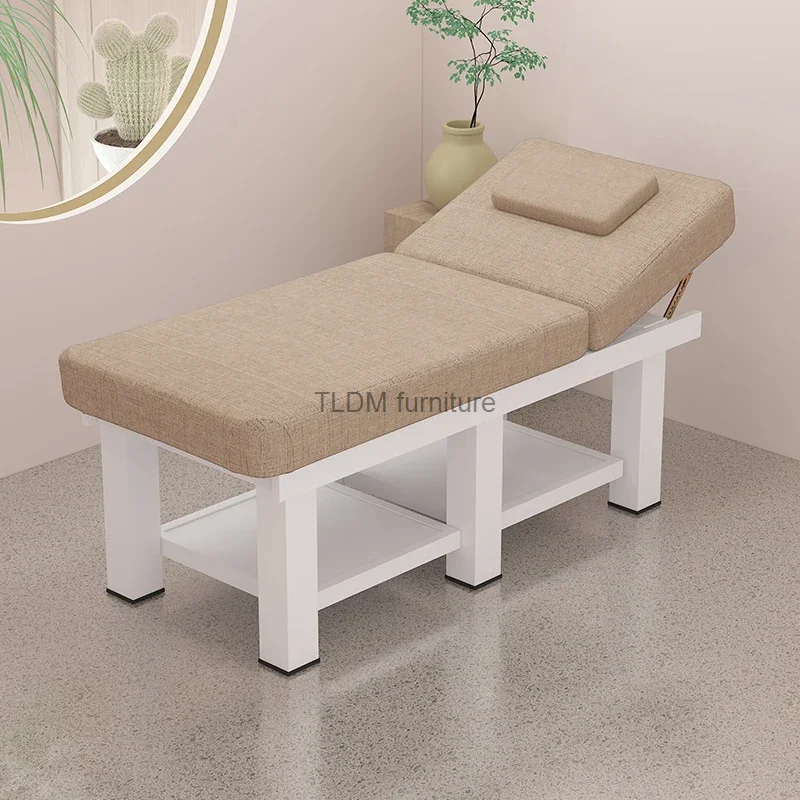 Headboards Salon Facial Bed Mattresses Esthetician Massage Lounger Bed Massage Table Kosmetikliege Massage Furniture MQ50MB