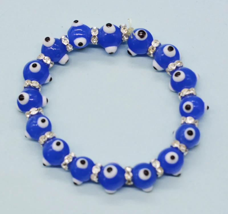 

8PCS 10mm Classic Italian Glass Bracelet 7.5"