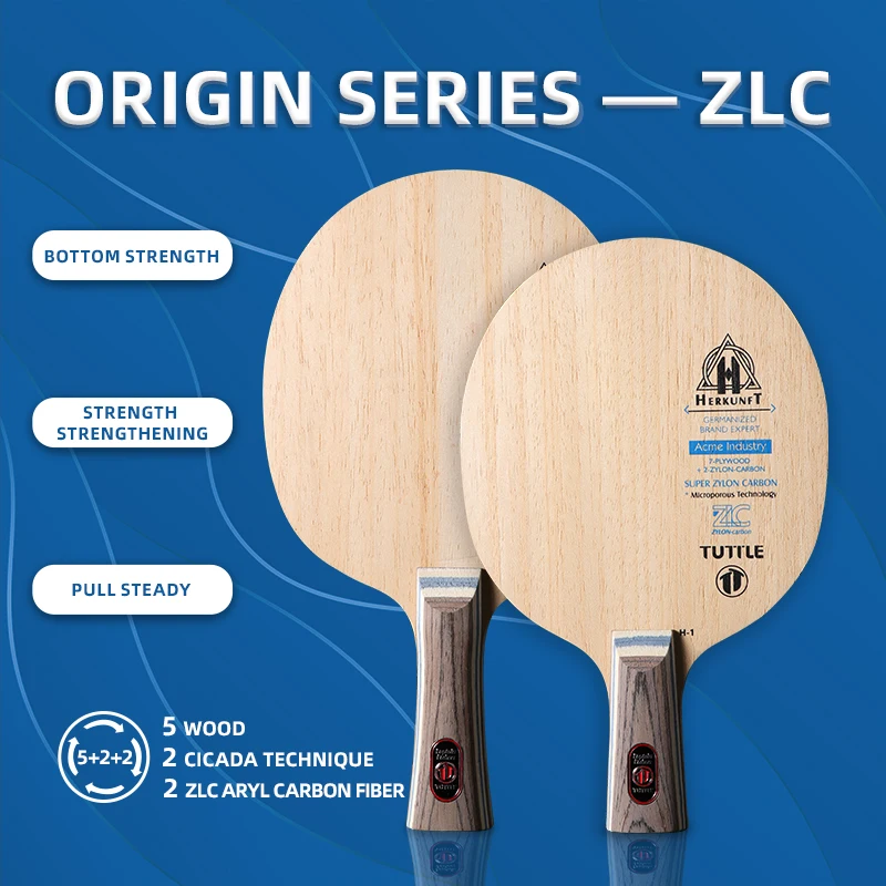 

KOKUTAKU 9-Ply Pure Wood Plus Carbon Table Tennis Blade Original Series Ping Pong Paddle Racket with Original Box