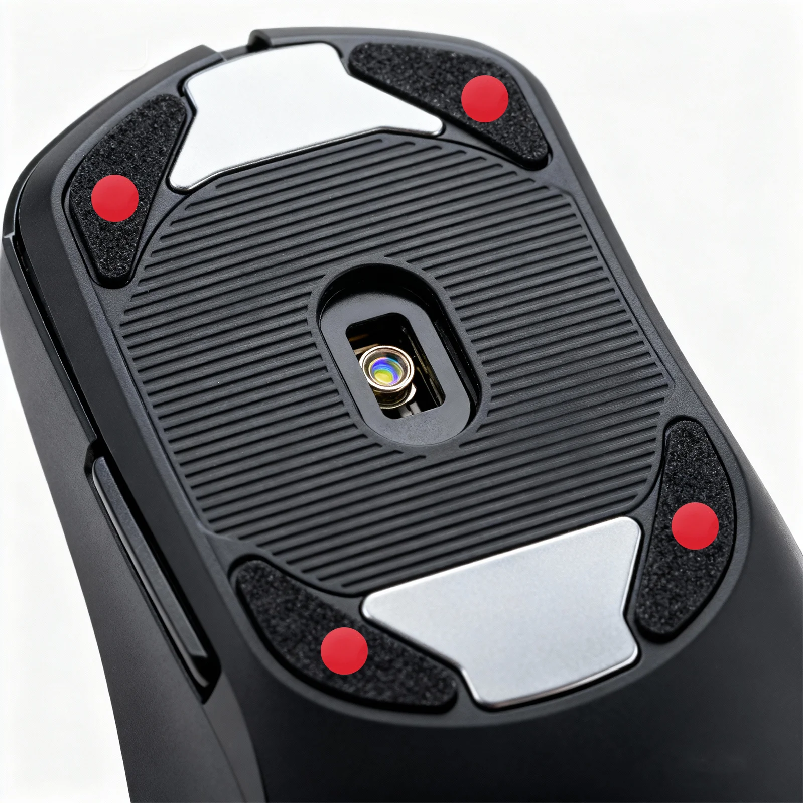 

4pcs Universal Round Dots Feet Replacement Pads Adhesive Skates For Smooth Glide, Diy Gaming Foot Sticker, Durable Mouse Glide