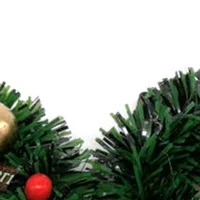 

1 Pcs 6CM Miniature Wreath Doll House Christmas Tree Wall Decoration Accessories